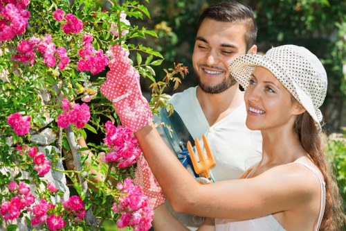Professional gardeners in Enfield Lock maintaining a healthy outdoor space