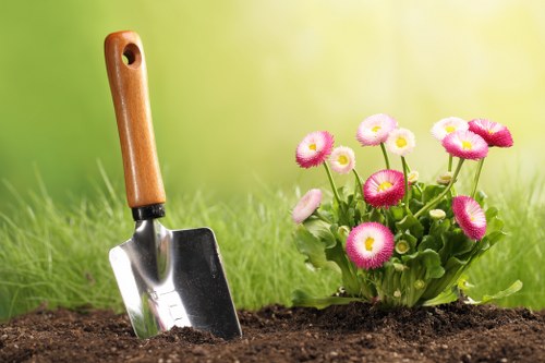 Charity partnership reuse of garden items and surplus materials